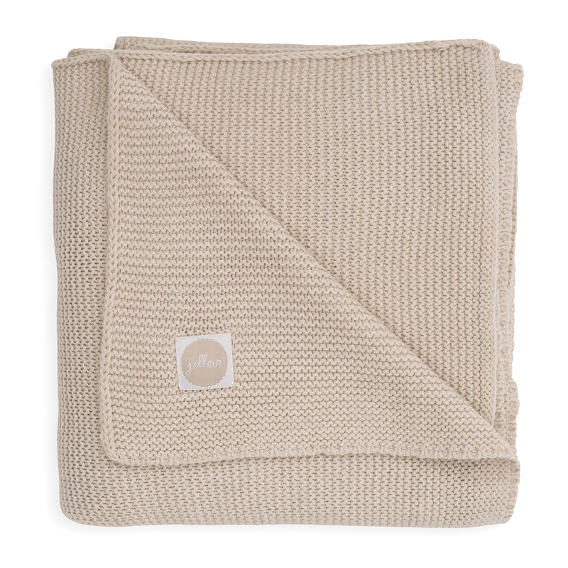 Strickdecke &#039;Basic Knit&#039; beige