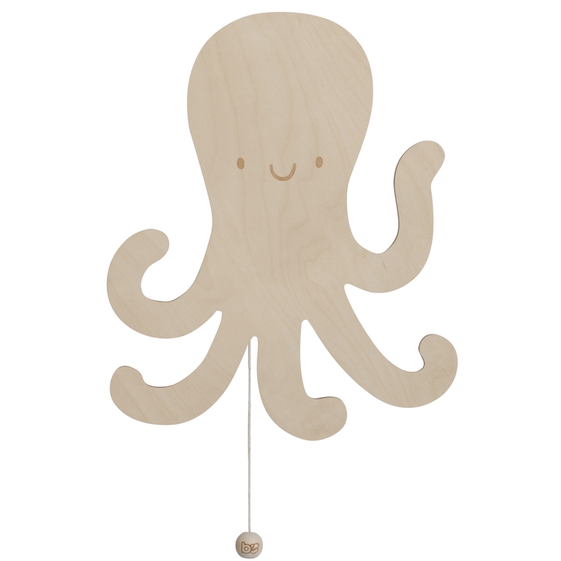 Kinder Wandlampe LED &#039;Oktopus&#039; Batteriebetrieb