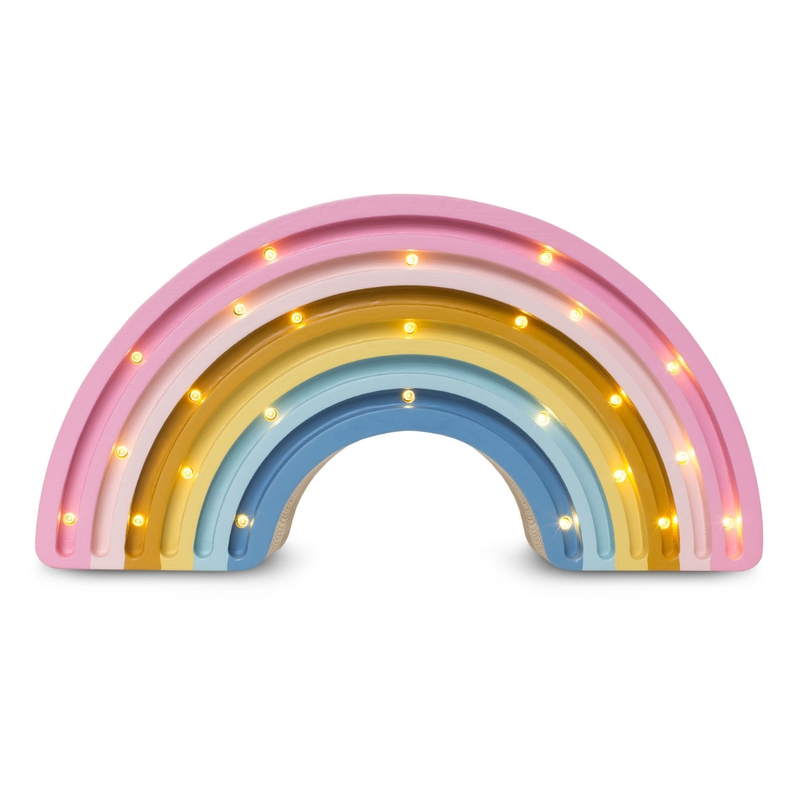 LED Kinderlampe &#039;Regenbogen&#039; rosa dimmbar