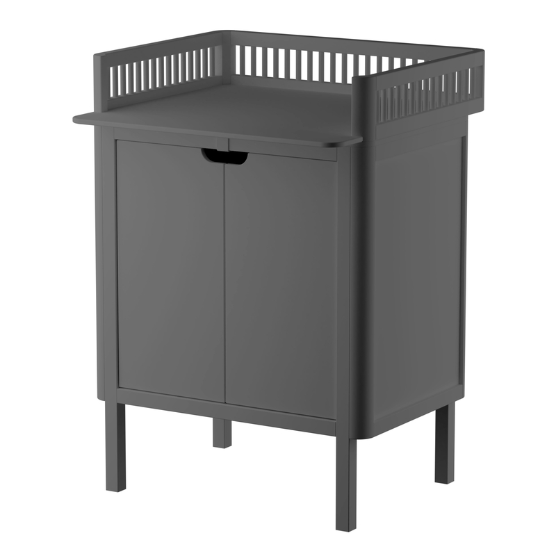 Wickelkommode mit Türen classic grey