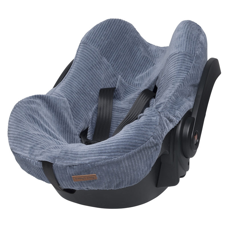 Babyschalenbezug 'Sense' Samt blau