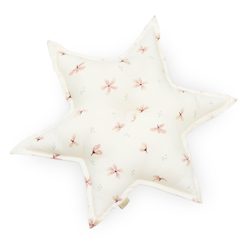 Kissen 'Stern Windflower' creme ca. 48cm