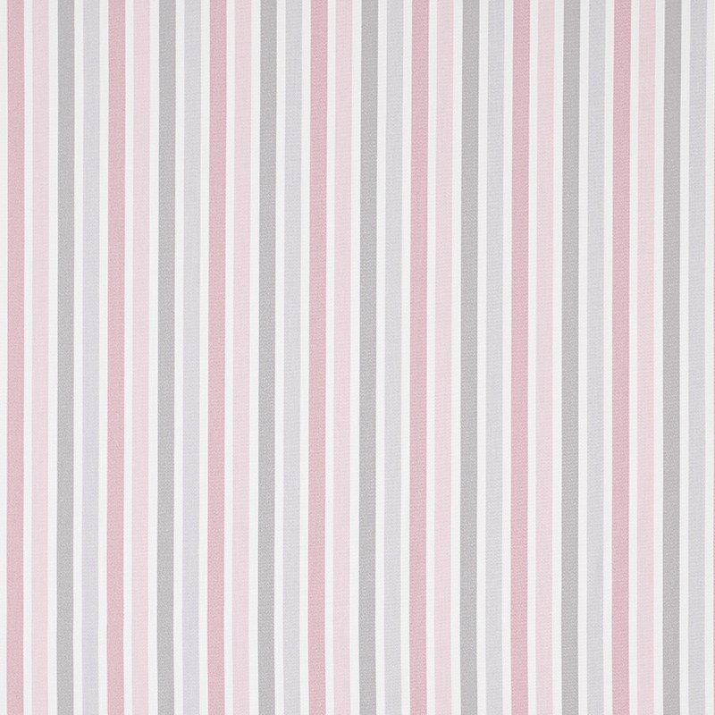 Stoff &#039;My Little World&#039; Streifen rosa/beige
