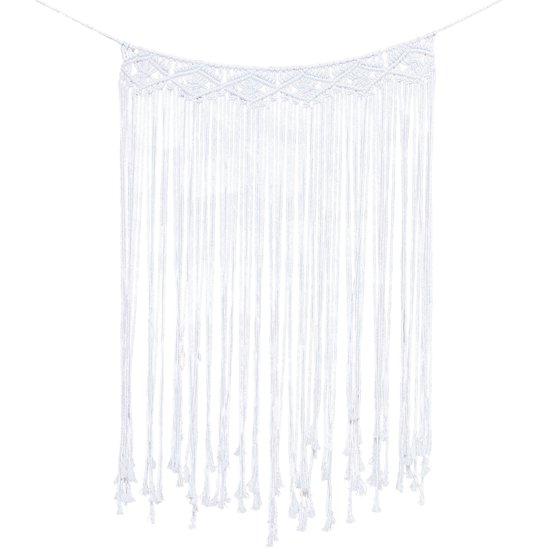 Makramee Wanddeko &#039;Boho&#039; creme 110x70cm