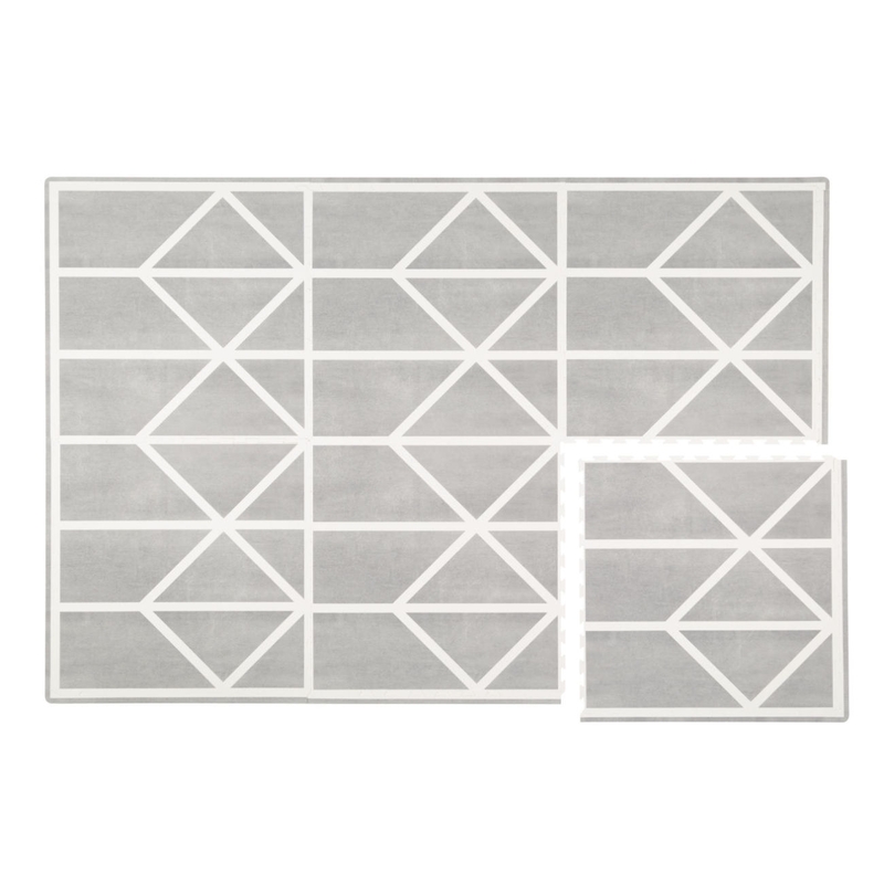 Puzzle Spielmatte &#039;Nordic&#039; grau 120x180cm