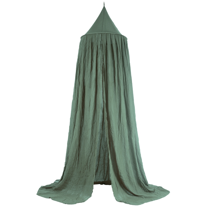 Baldachin &#039;Vintage&#039; Voile grün 245cm