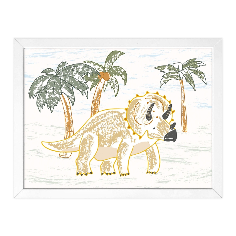 Dino Poster &#039;Triceratops&#039; 40x30cm