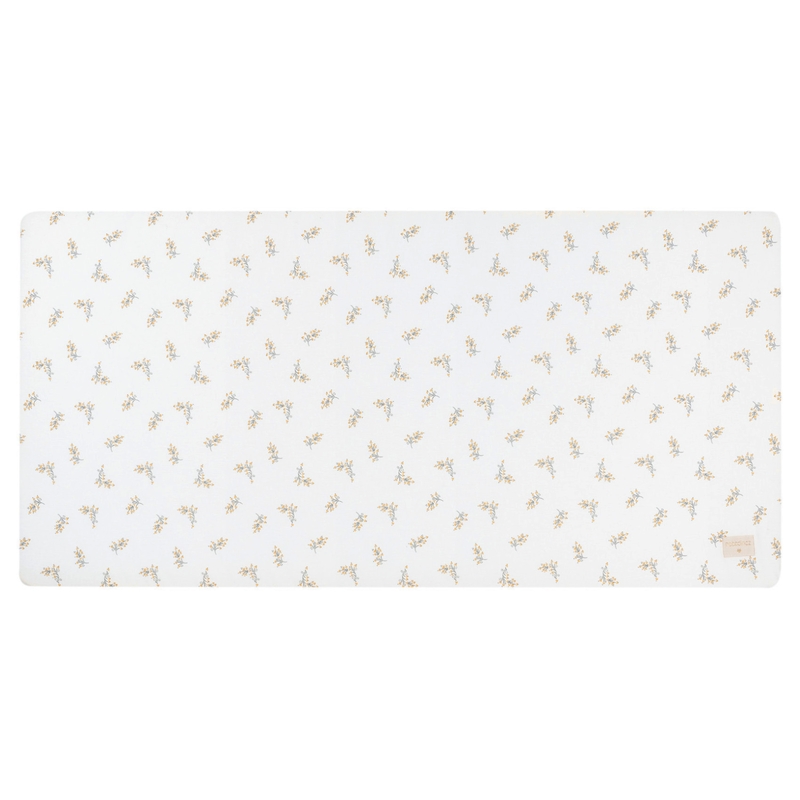 Bio Spielmatratze &#039;Flore&#039; weiß 60x120cm