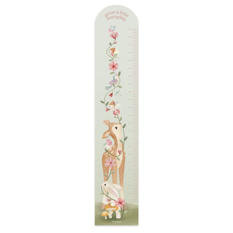 Wandsticker Messlatte &#039;Fairy Garden&#039; 142cm