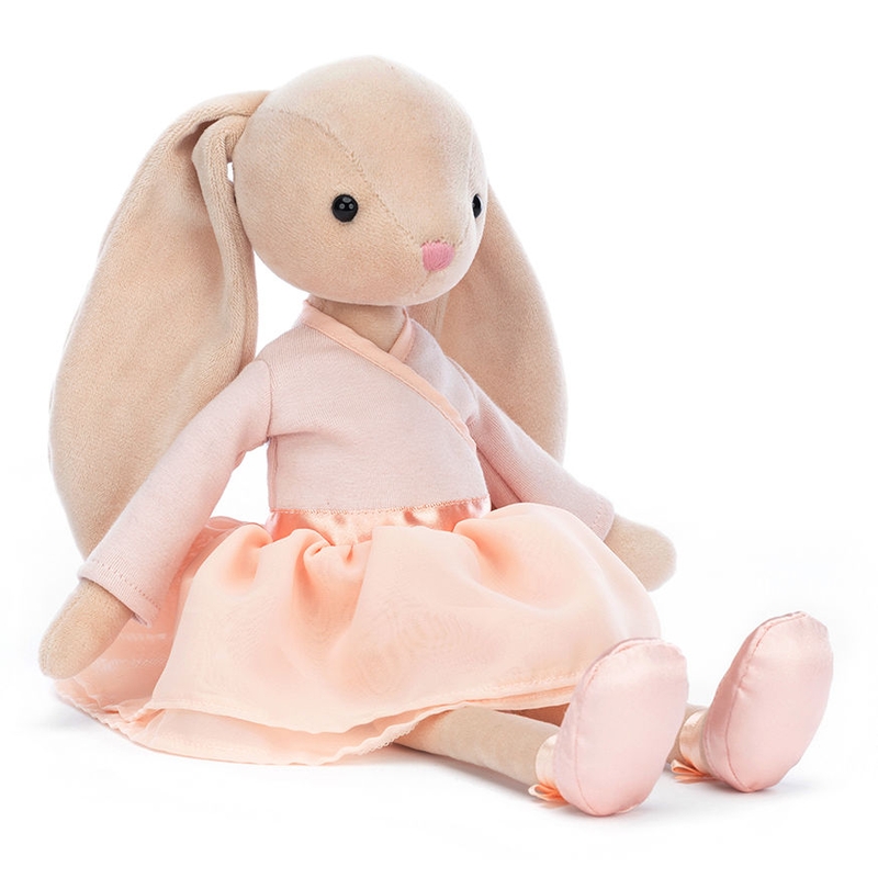 Kuscheltier &#039;Hase Lila Ballerina&#039; puderrosa 32cm