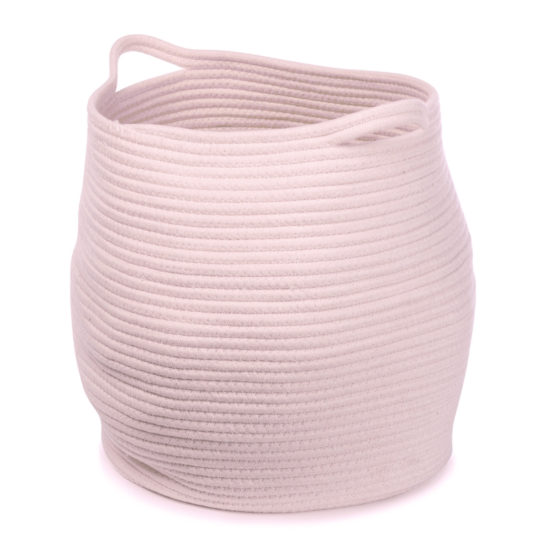 Aufbewahrungskorb 'Kwando' puderrosa 38cm