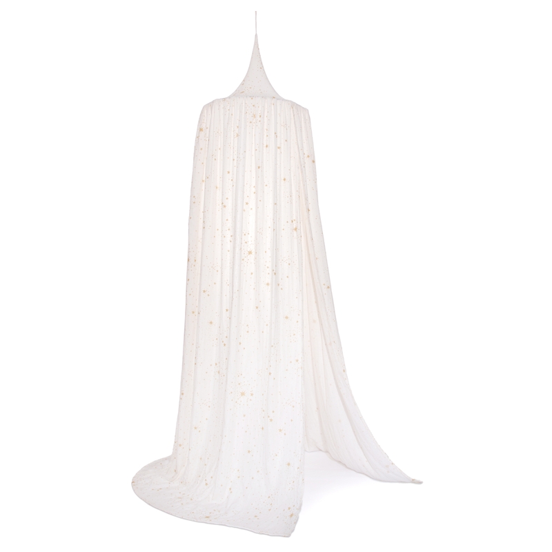 Betthimmel &#039;Gold Stella&#039; creme 250cm