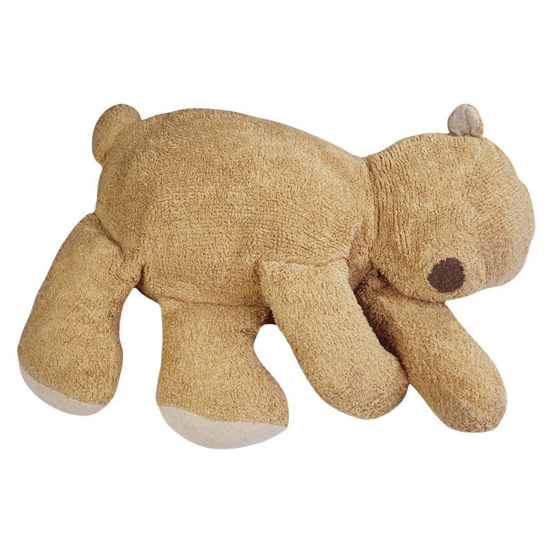 XL Bär-Sitzkissen &#039;Sleepy Bear&#039; braun 100cm