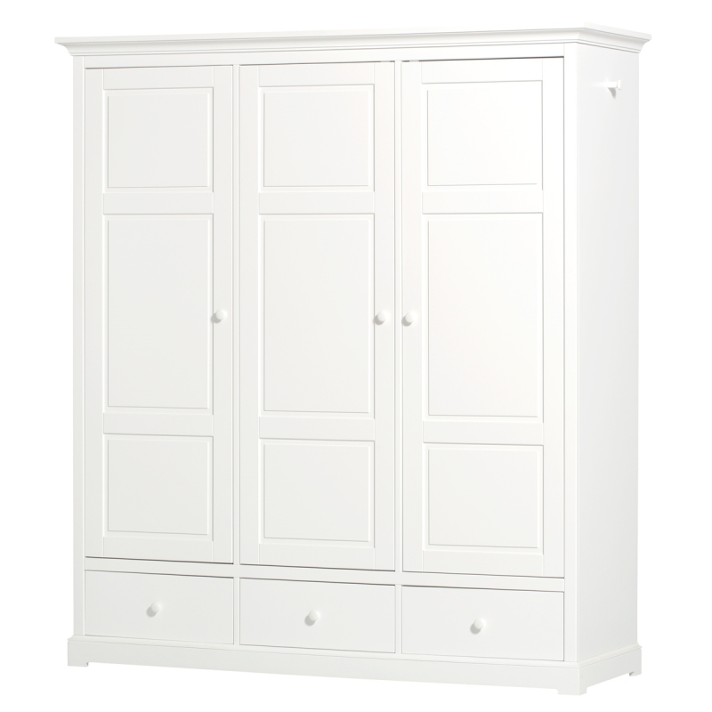 Kleiderschrank &#039;Seaside&#039; weiß 3-türig