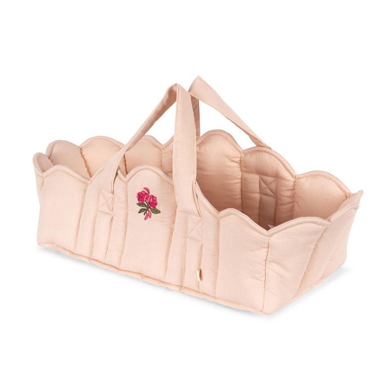 Puppen Tragetasche &#039;Rosen&#039; puderrosa ab 3 Jahren