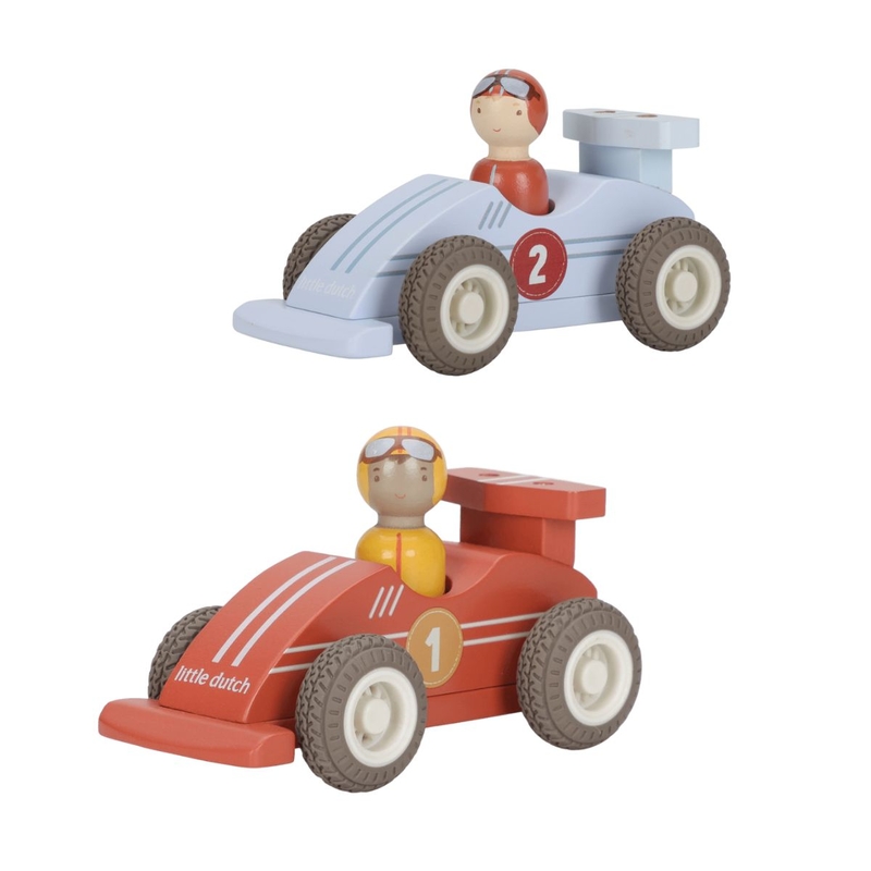 Rückziehautos Rennwagen 2er Set ab 18 Monaten
