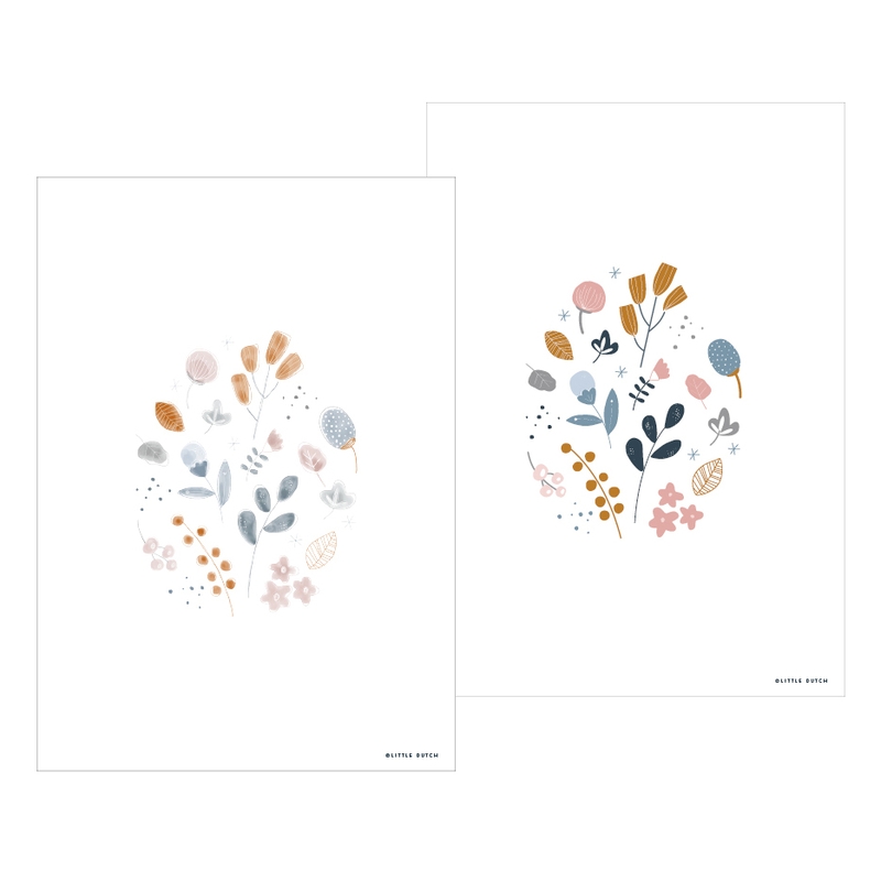 Wendeposter &#039;Frühlingsblumen&#039; 30x40cm