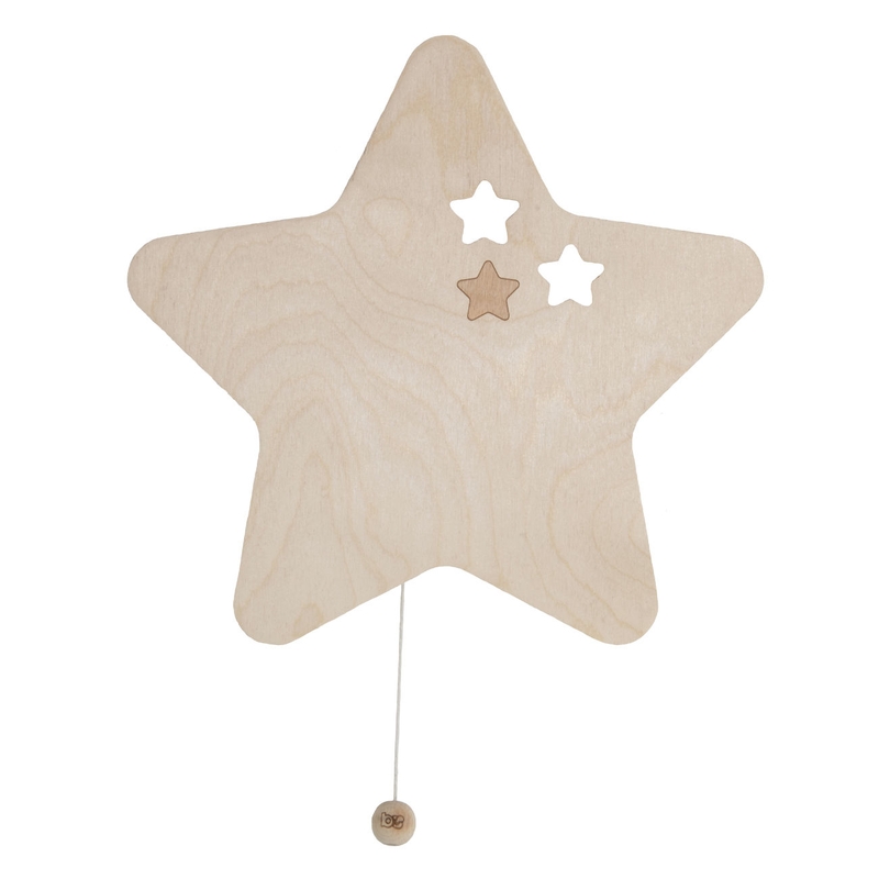 Kinder Wandlampe LED &#039;Stern&#039; Batteriebetrieb