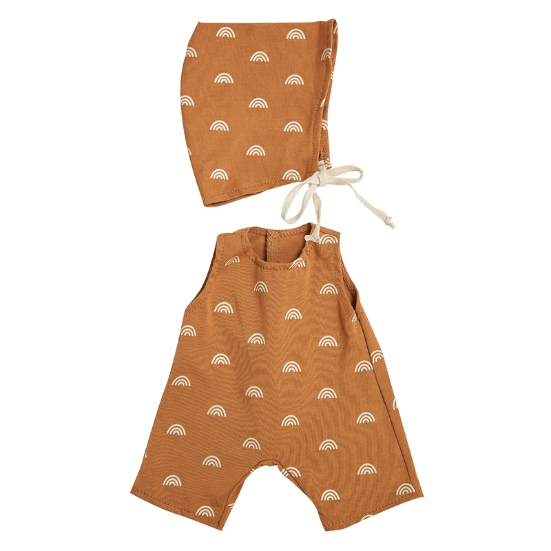 Regenbogenanzug &#039;Rolo&#039; camel für Dinkum Dolls