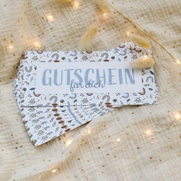 Geschenk Gutscheine