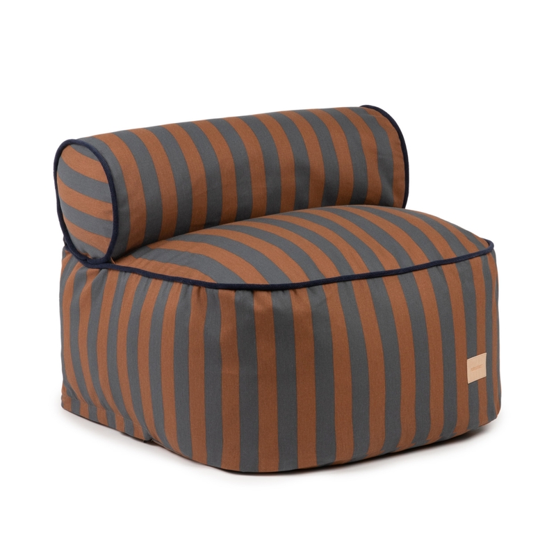 Sitzsack/Sessel &#039;Majestic&#039; blue/brown 50cm