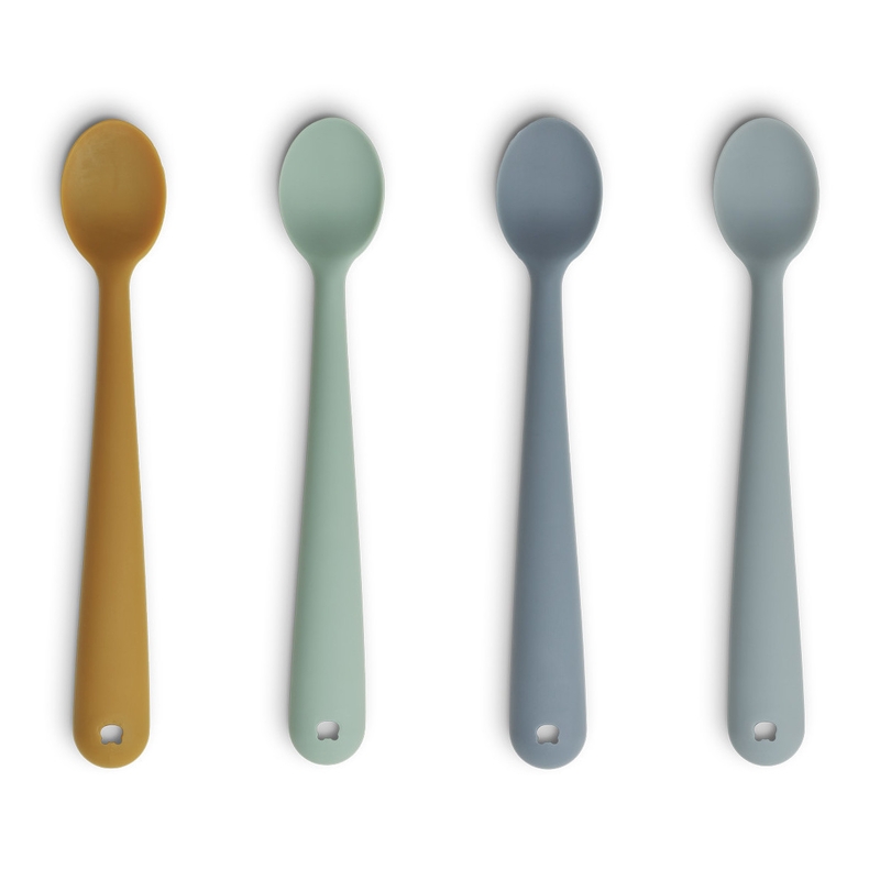 Löffel Silikon blue mix 4er Set