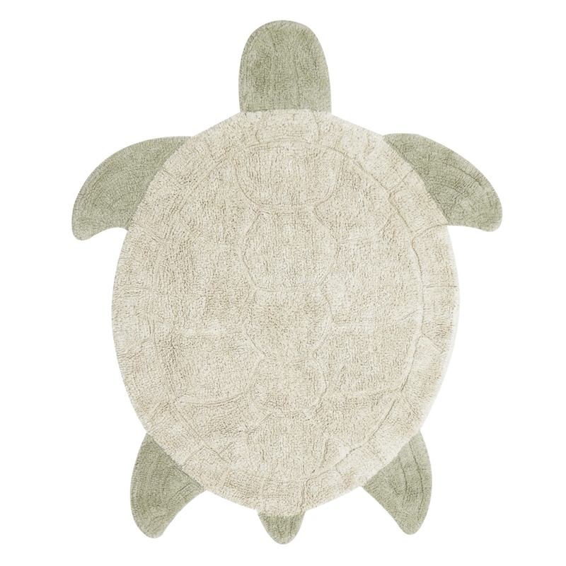 Teppich Schildkröte &#039;Sea Turtle&#039; creme/grün