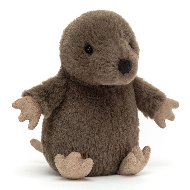 Kuscheltier &#039;Maulwurf Nippit&#039; braun 13cm