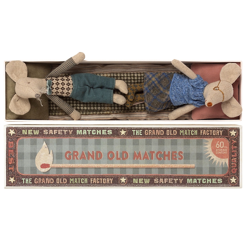 Oma &amp; Opa Maus braun 17cm (Micro)