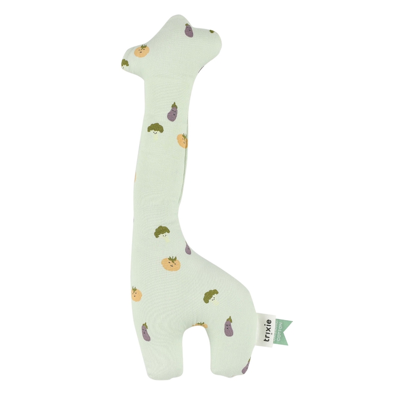 Babyrassel Giraffe &#039;Vegetables&#039; hellgrün 26cm