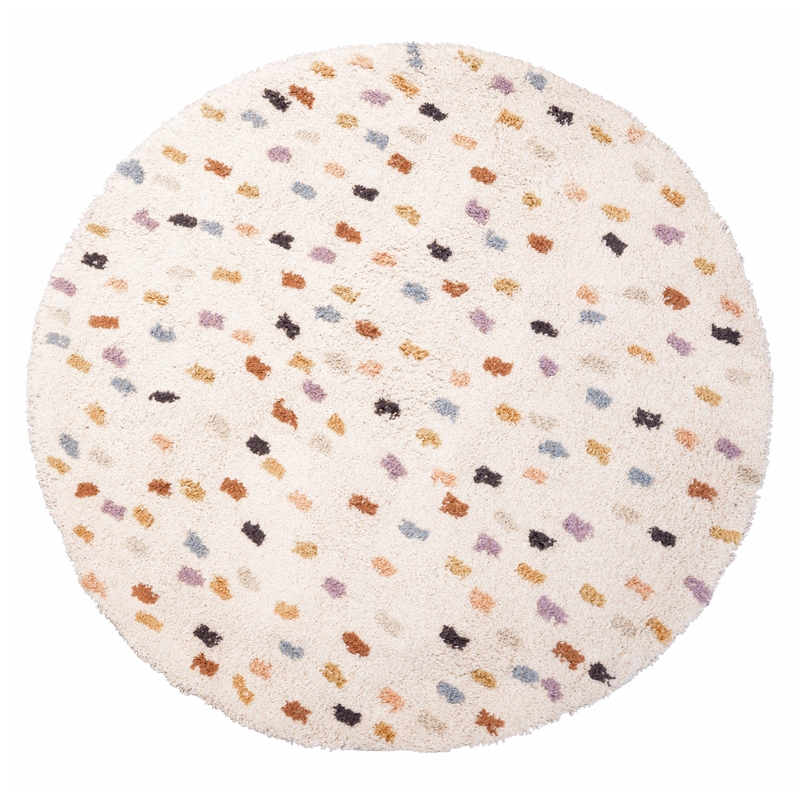 Teppich &#039;Cato&#039; rund creme 110cm