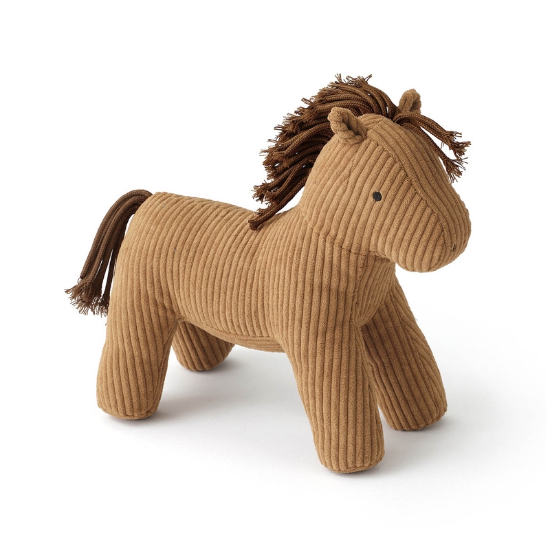 Kuscheltier &#039;Pferd Vera&#039; Cord braun 24cm
