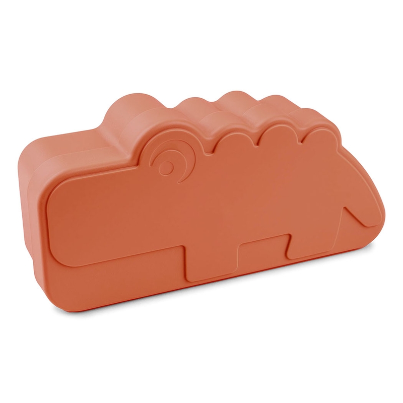 Brotdose mit Trennwand &#039;Croco&#039; terra 21cm