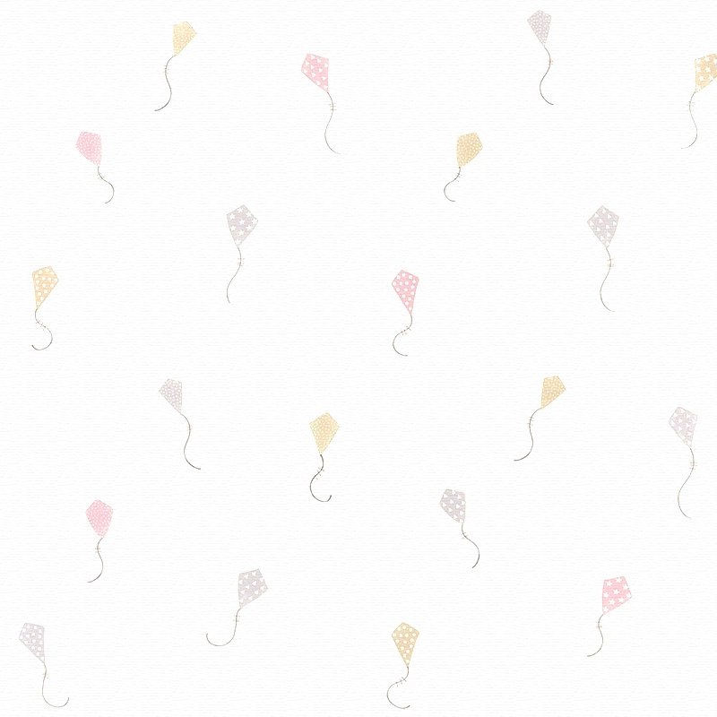 Stoff 'My Little World' Drachen rosa/beige