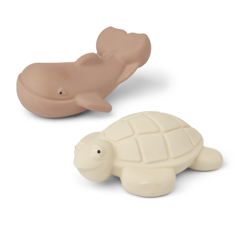 Badespielzeug Tiere rose/blossom 2er Set