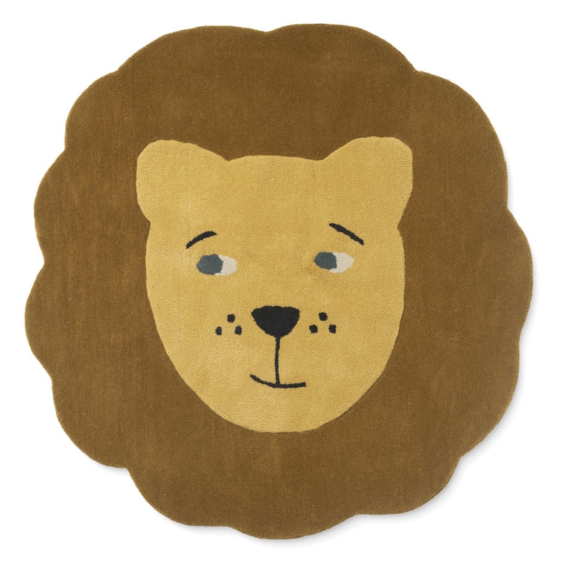 Wollteppich 'Lion' caramel 105cm