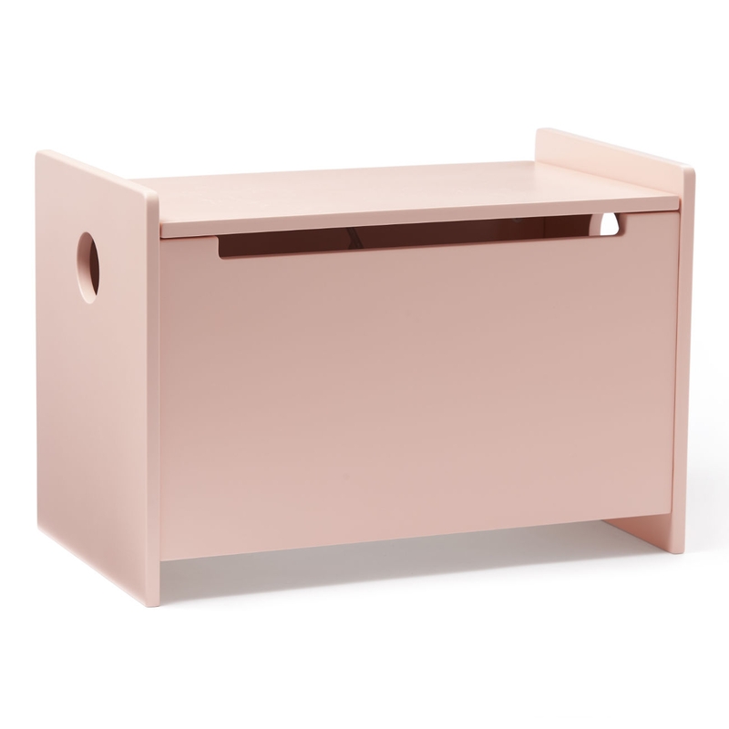 Spielzeugtruhe/Sitzbank rosa 50x34cm
