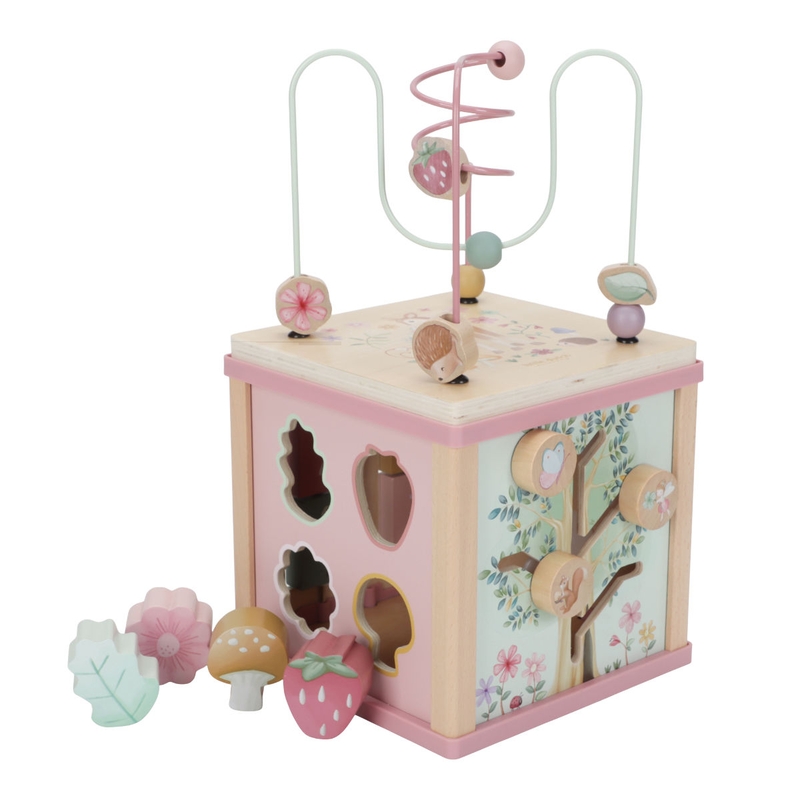 Motorikwürfel &#039;Fairy Garden&#039; rosa ab 18 Monaten