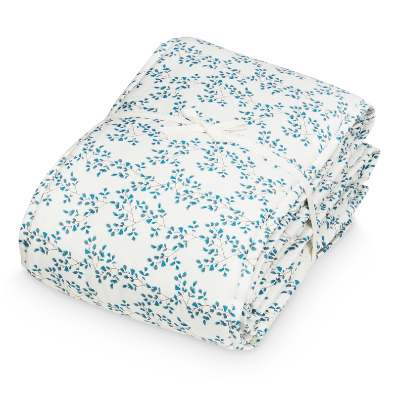 XL-Nestchen 'Fiori' creme/blau 365cm