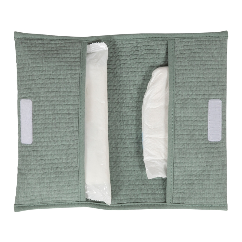 Feuchttücher & Windeltasche 'Pure' jade