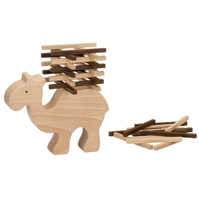 Holz-Stapelspiel 'Kamel Nature' ab 5 Jahren