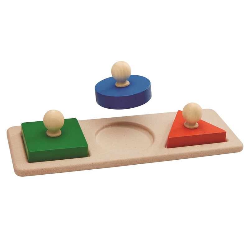 Knopfpuzzle &#039;Formen&#039; natur ab 3 Jahren