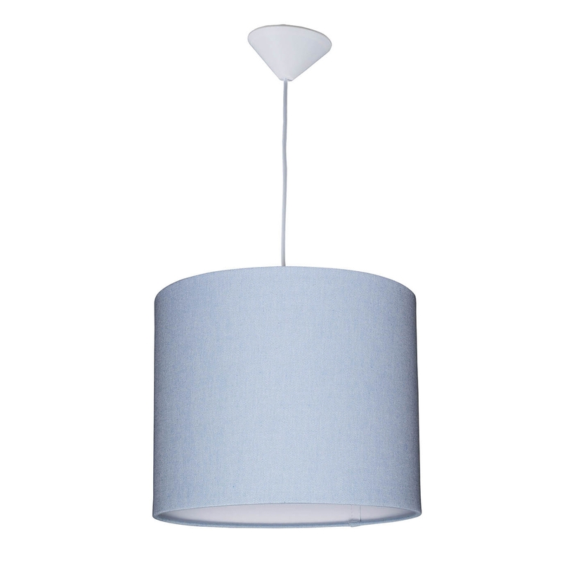 Hängelampe 'Summer' hellblau 30cm