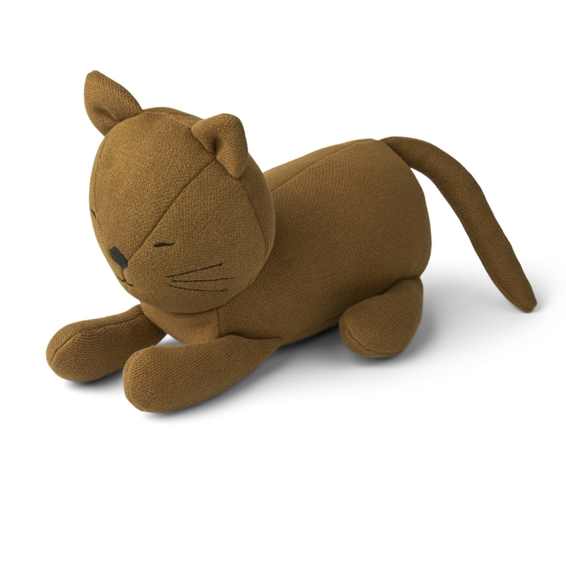 Kuscheltier &#039;Cat&#039; Strick caramel 40cm