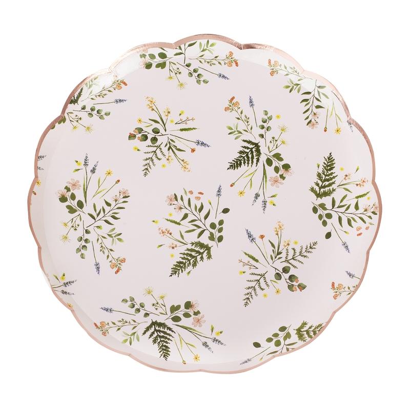 Pappteller &#039;Let´s Partea&#039; rosa 8 St.