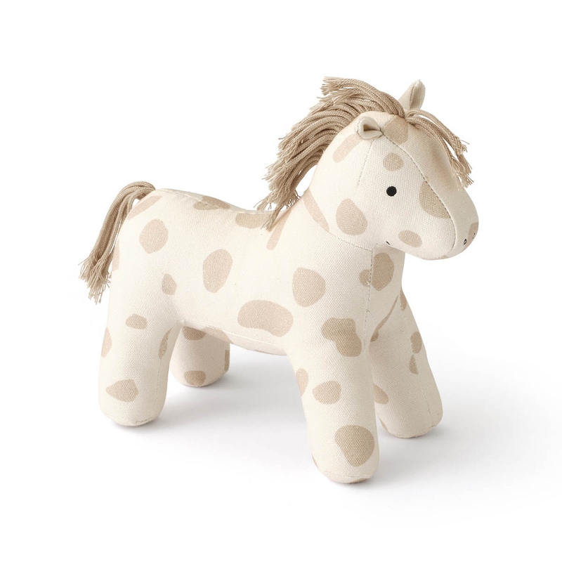 Kuscheltier &#039;Pferd Dotty&#039; Punkte beige 24cm