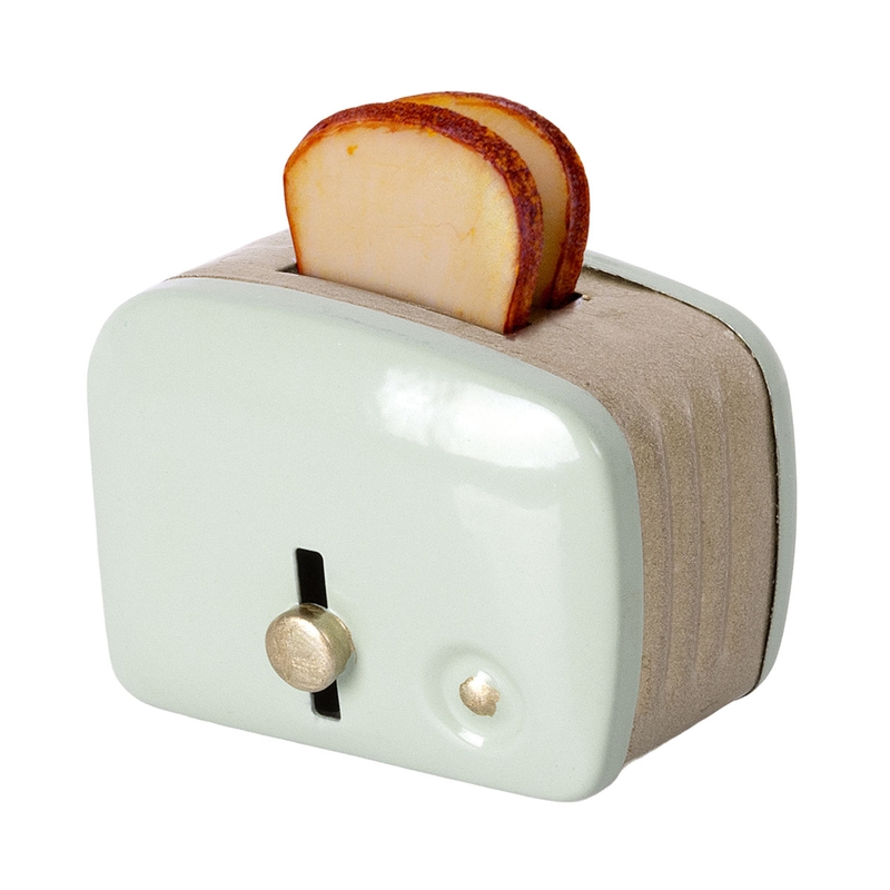 Toaster für Puppenhaus mint 4cm (Mini)