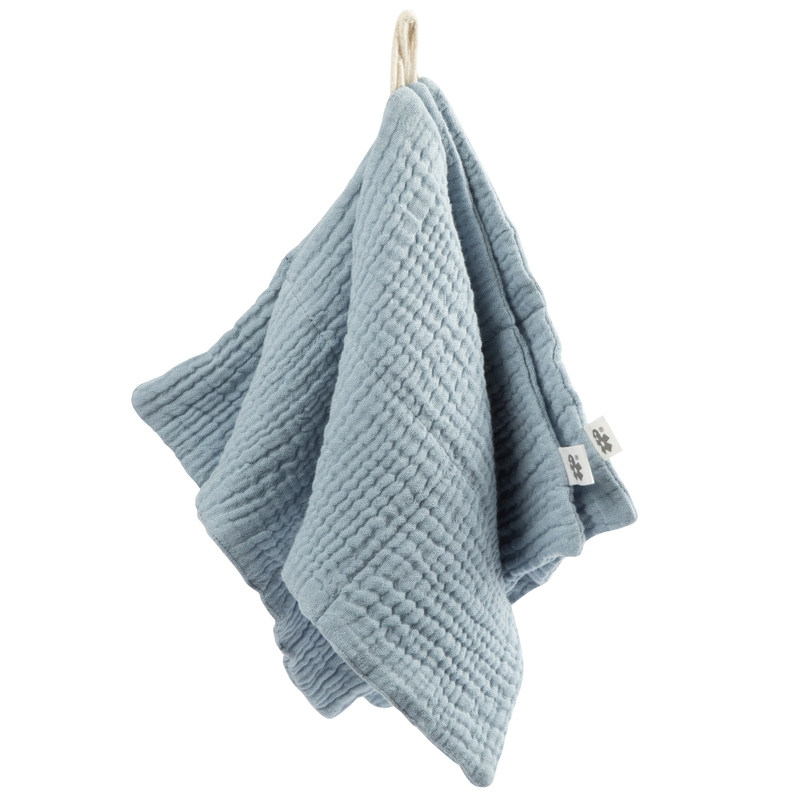 Waschlappen 3er Set Musselin powder blue