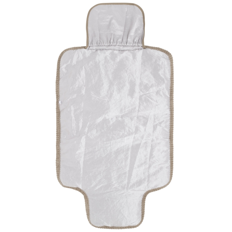 Wickelunterlage &#039;Sense&#039; Samt taupe