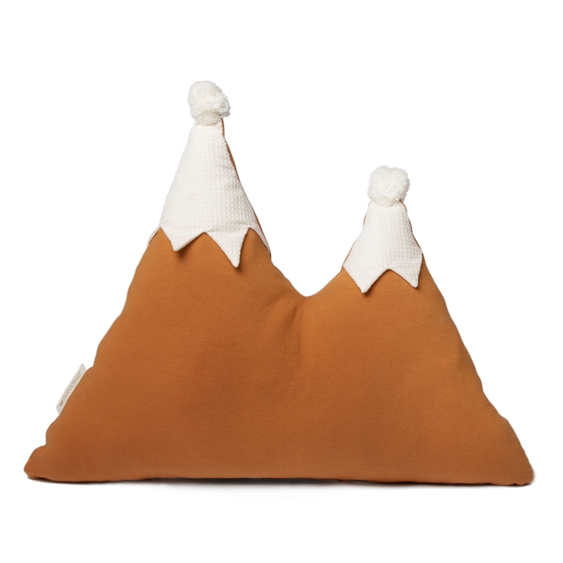 Bio Kissen 'Berge' camel 42x50cm